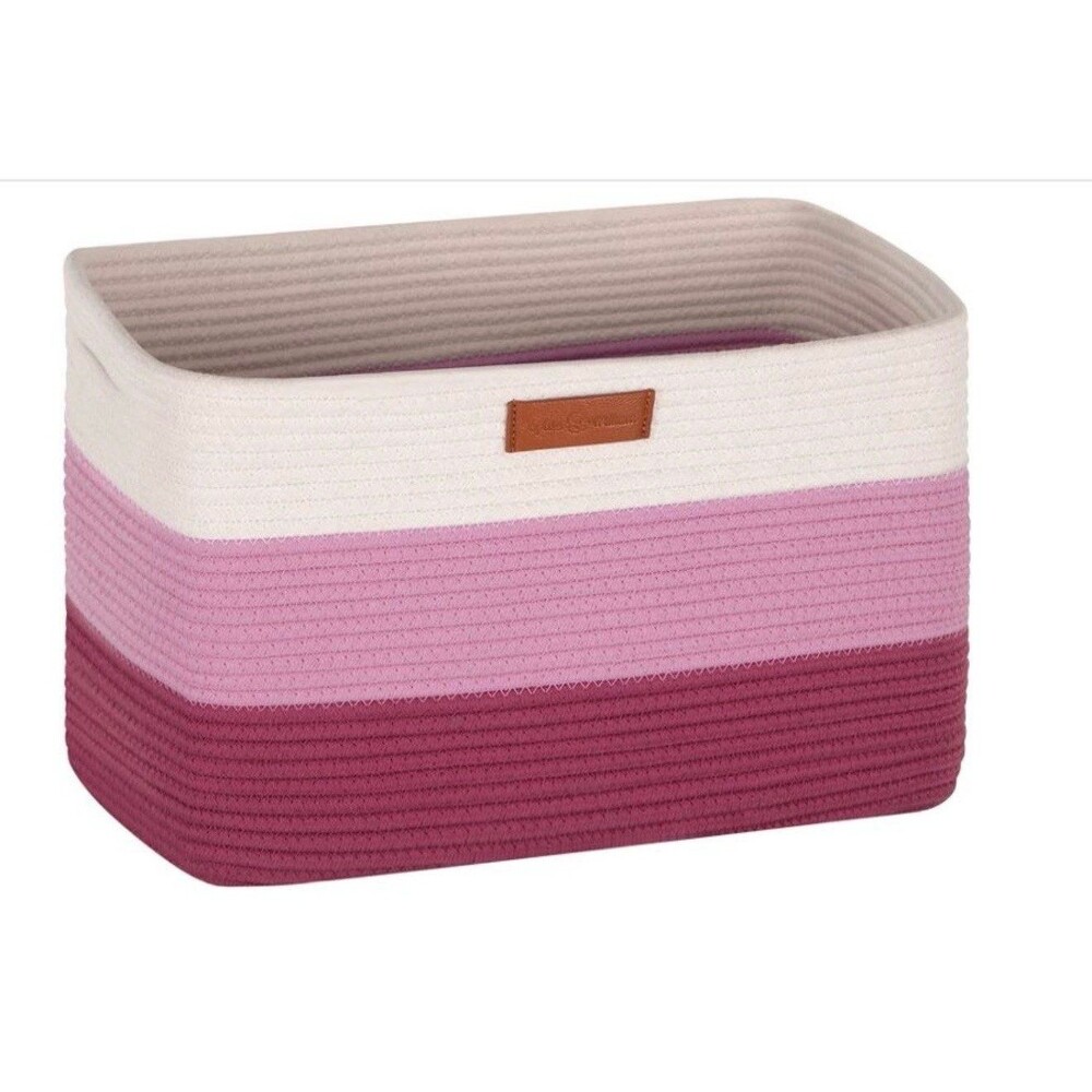 Brand new Cotton Rope Baskets for Shelves 14.6"L x 8.3"W x 9.8"H